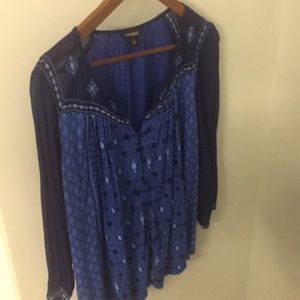LUCKY BRAND boho top
